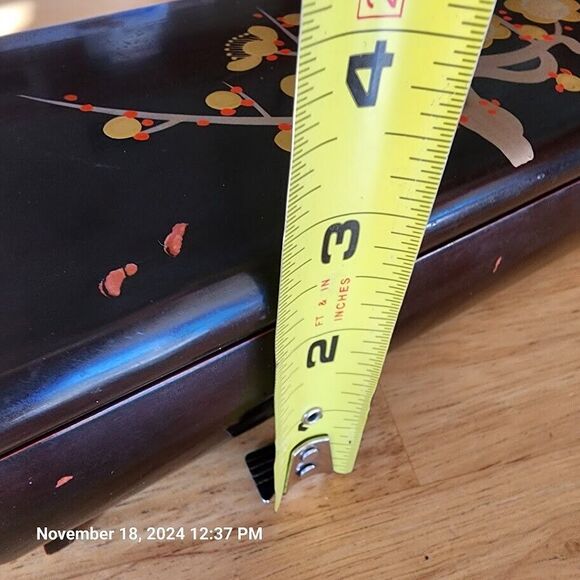 Vintage Toyo Music Jewelry Box Made in Japan Cherry Blossom Works See Video - Picture 10 of 16